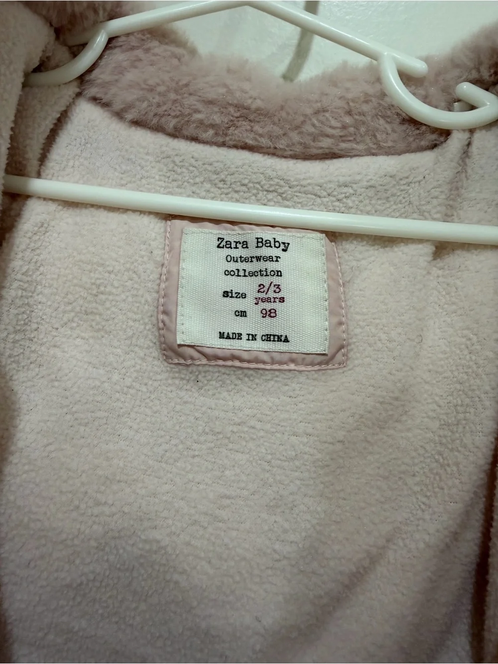 Zara size soft